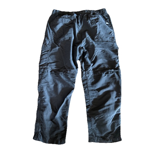 The North Face Men's XL Gray Belted Convertible Nylon Outdoor Hiking Cargo Pants - Picture 3 of 7